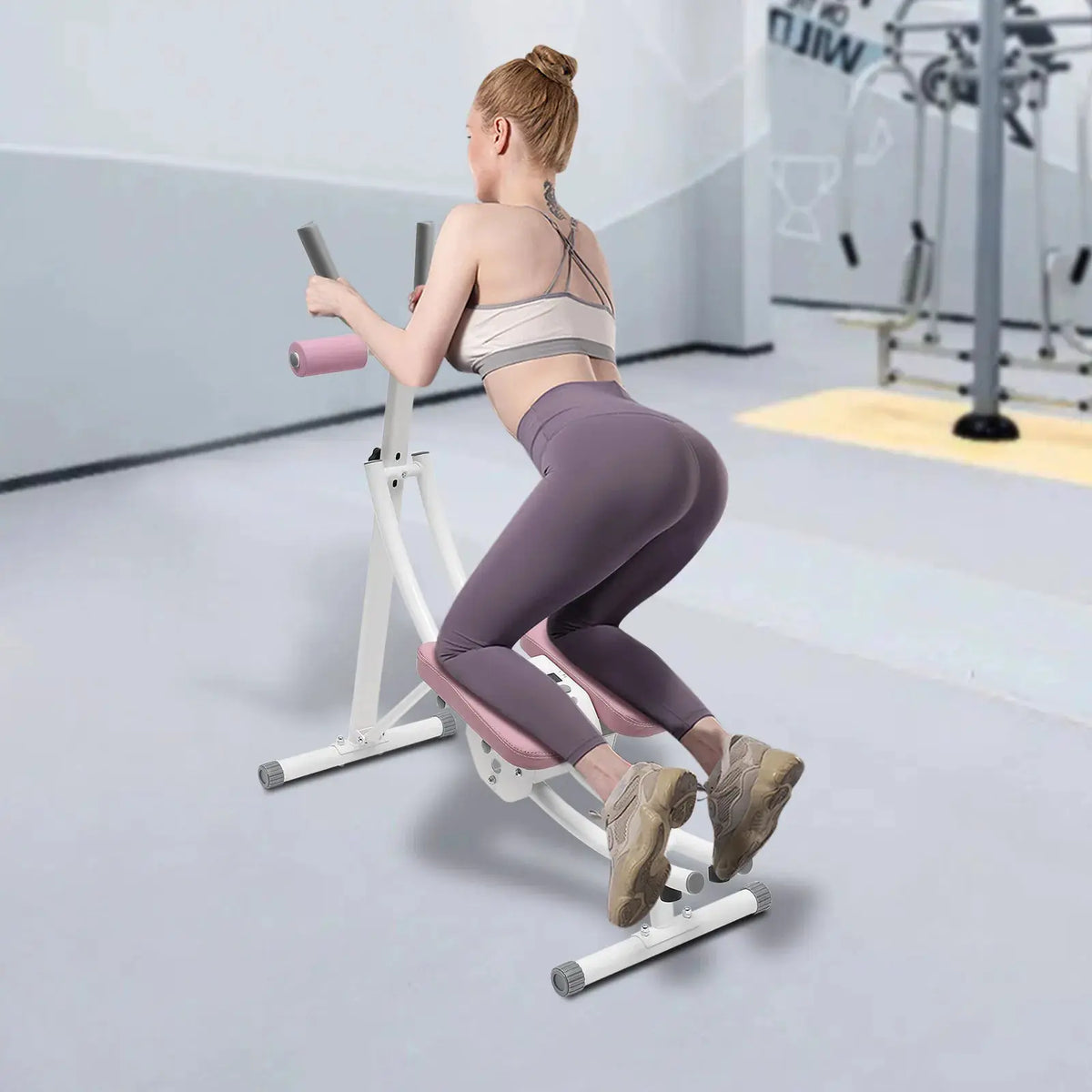 Ab Trainer | Adjustable Foldable Design | Heavy Duty Supports Up To 330 Lbs
