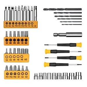 DEKO Household Hardware Tool Box 126PCS Tool Set with 8V Cordless Drill Electrician's Hardware Set Car Repairing Tools Woodwork from PriceLows™