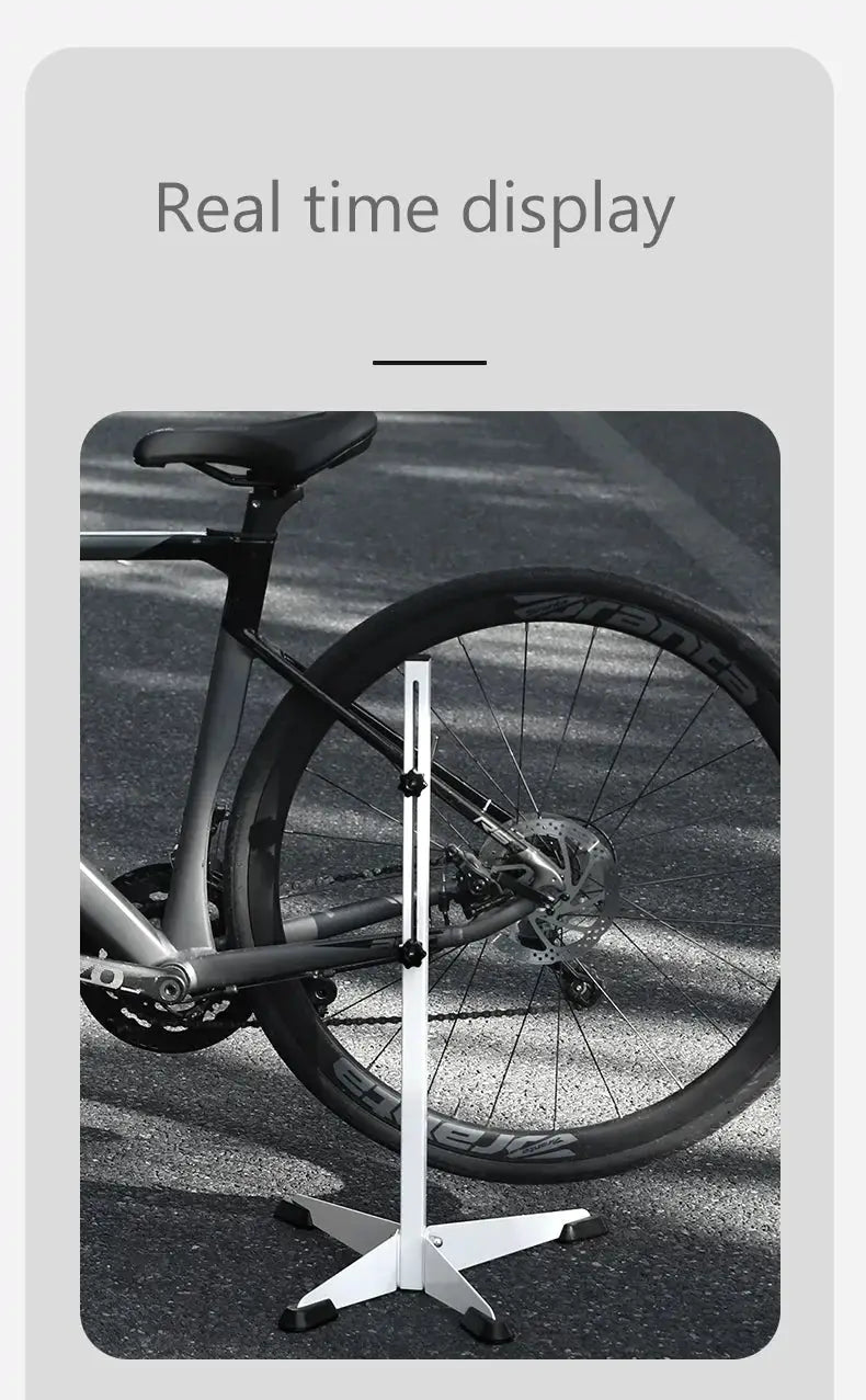 TOSUOD Folding mountain road bike telescopic bike rack tree stump maintenance rack display rack triangular vertical parking rack from PriceLows™