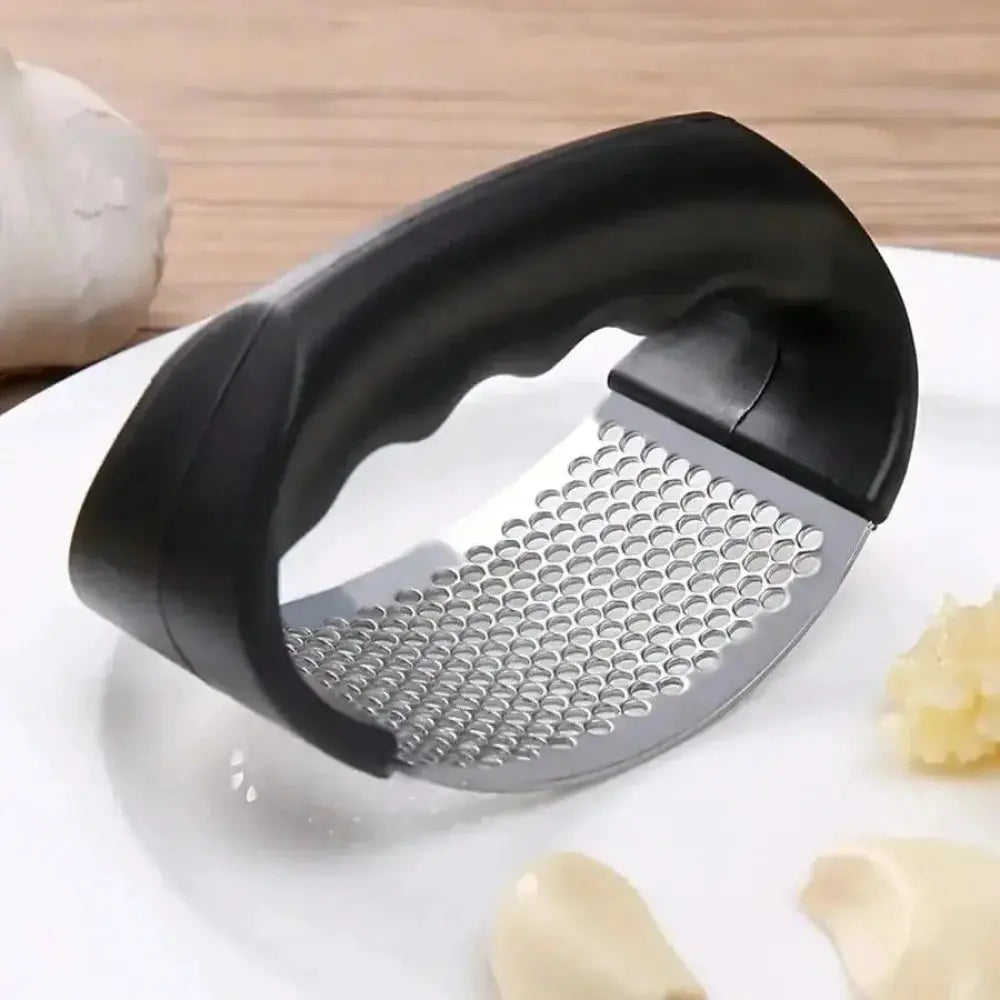 Stainless Steel Garlic Press – Manual Garlic Crusher & Mincer, Heavy Duty Handheld Squeezer for Easy Garlic Ginger & Kitchen Use from PriceLows™
