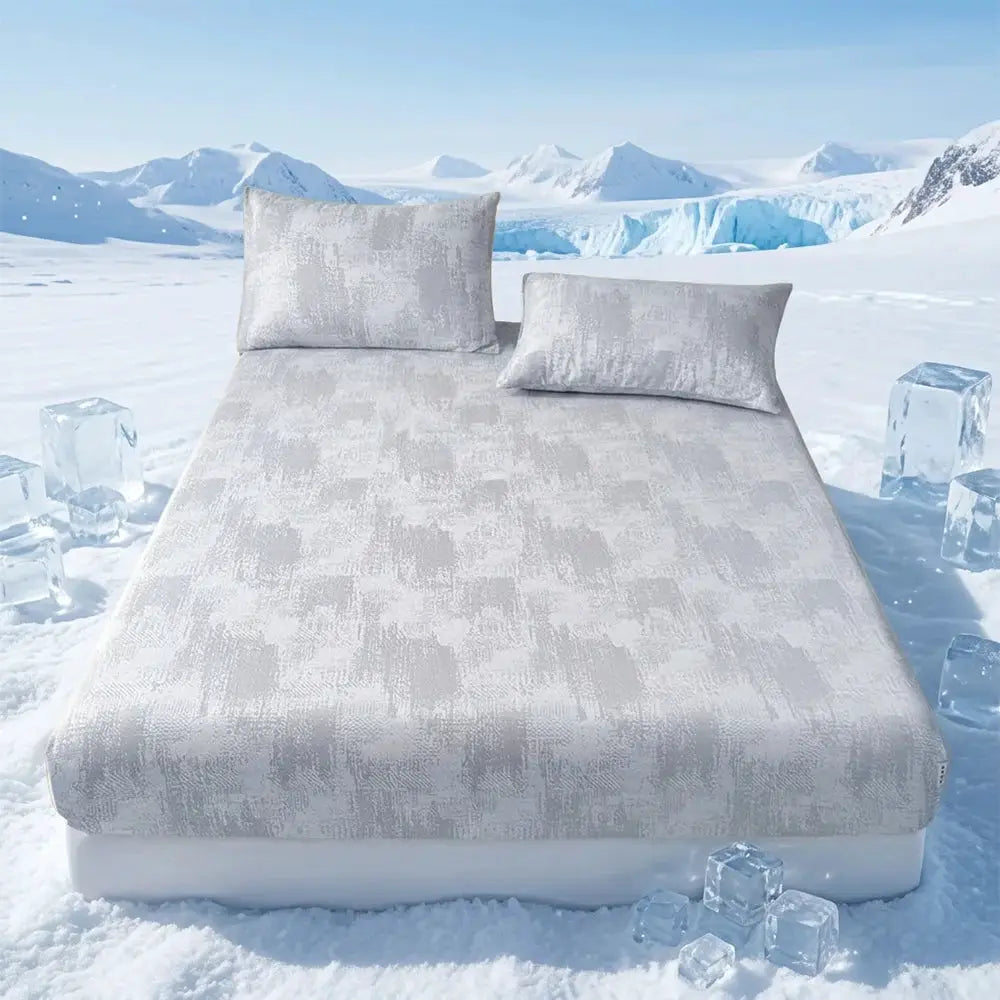 Cooling & Breathable 3-Piece Fitted Sheet Set | Textured Weave | 16-19" Deep Pocket with Non-Slip Fit | Ideal for Hot Sleepers from PriceLows™