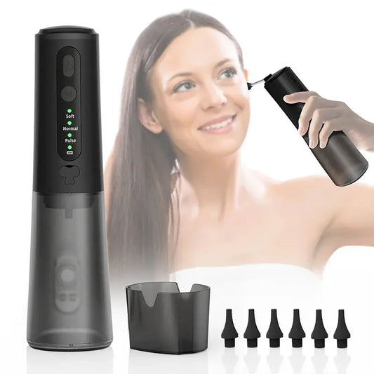 Earwax Removal Tool Water Powered Ear Cleaner with 4 Reusable Replacement Tips Electric Ear Washer Type-c Charging & Portable from PriceLows™