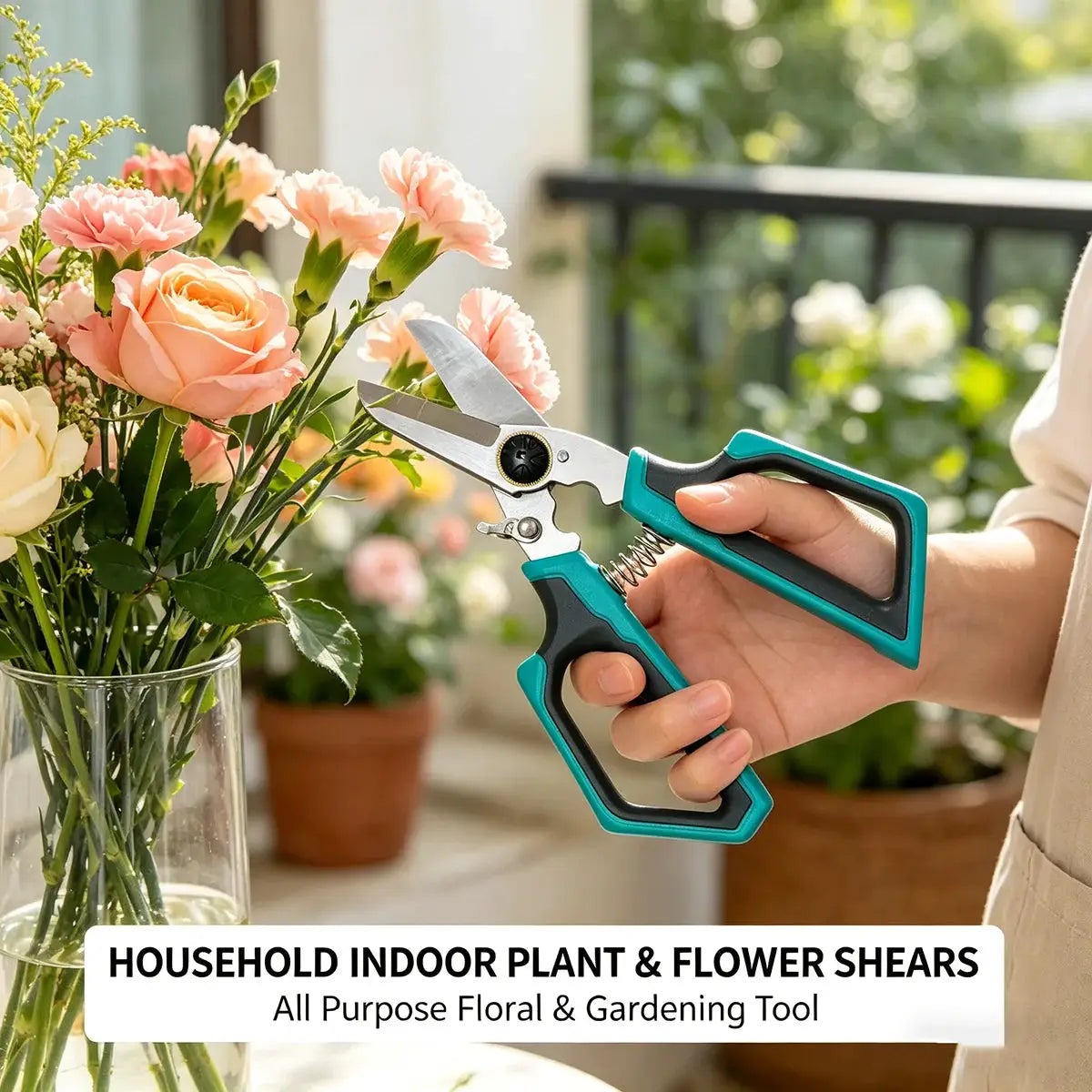 TUPI Garden Scissors for Flower Professional Garden Trimmer Scissors Hand Tools Gardening Pruning Scissors from PriceLows™