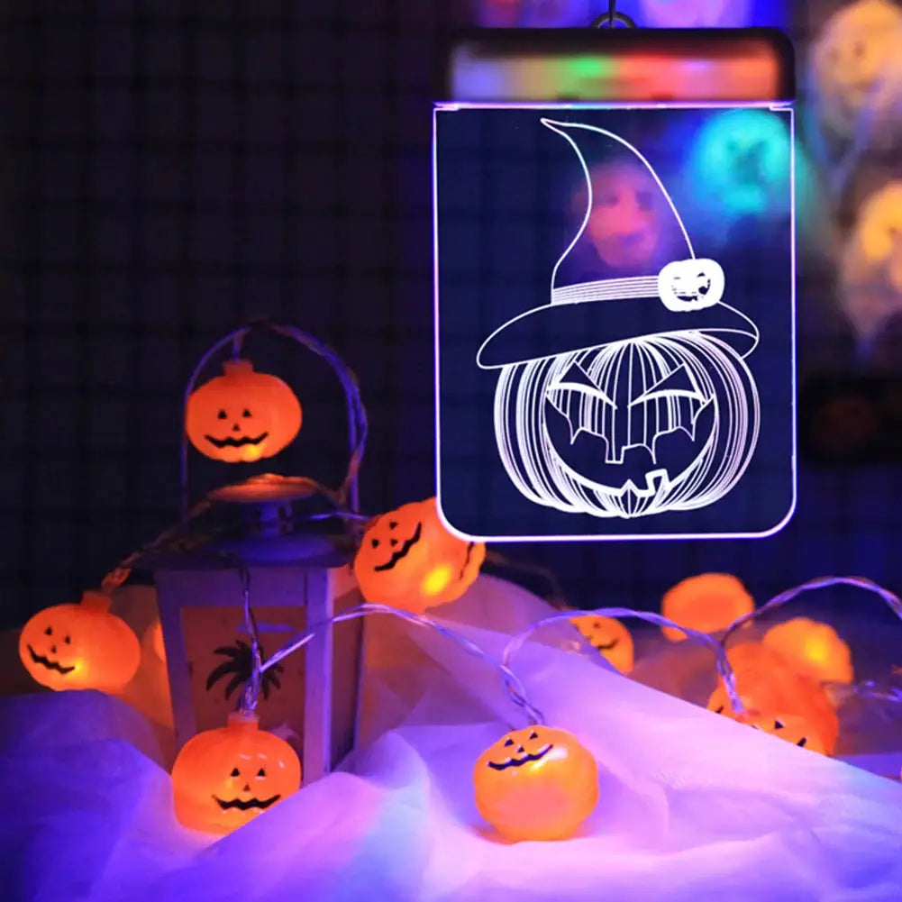 1.2M-5M Halloween Pumpkin String Lights LED 3D Pumpkin Twinkle Light Battery Powered Atmosphere Fairy Lamp Halloween Decoration from PriceLows™