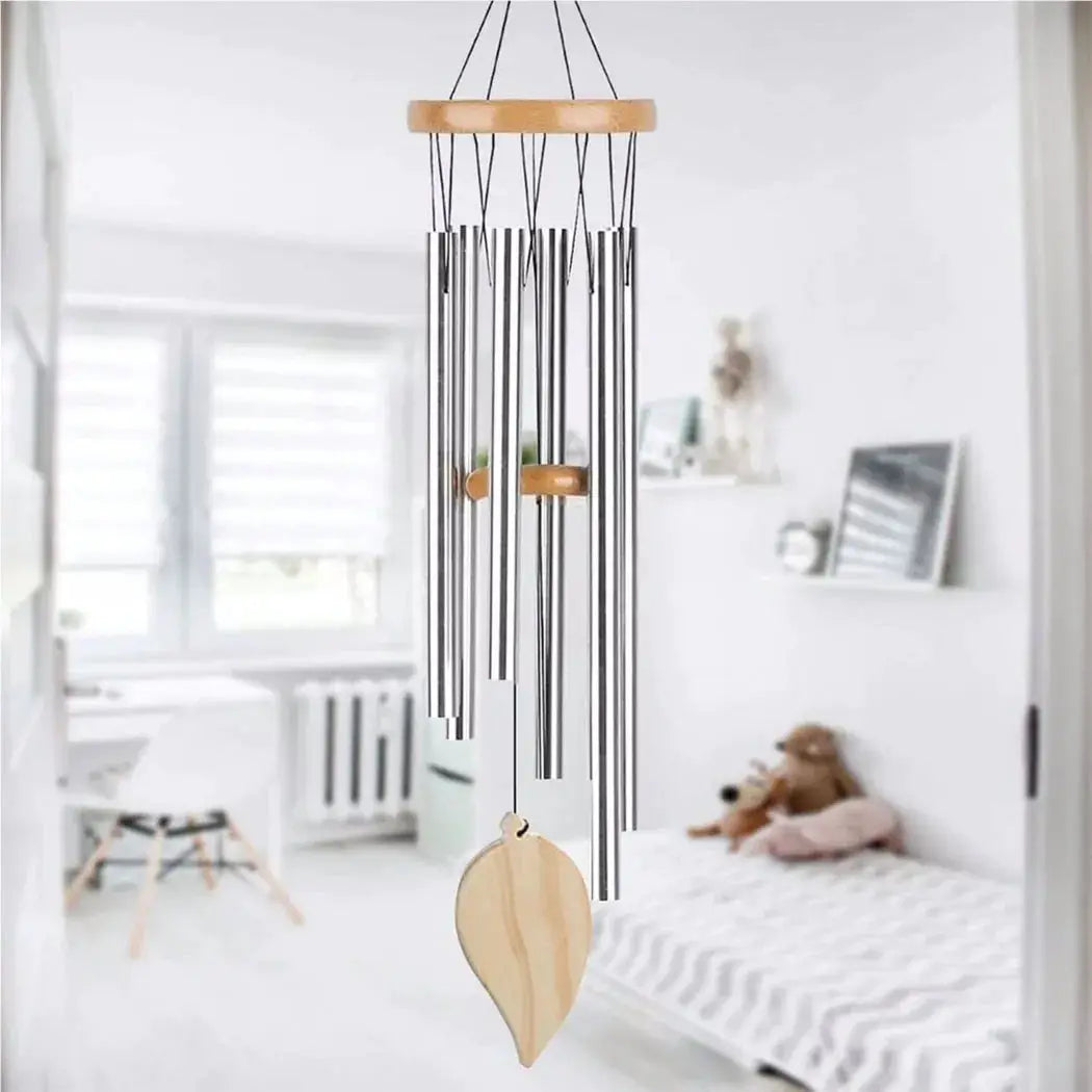 Good Luck Wind Chimes, 6 Tubes Bell Pendant For Home Decorations, Clear And Elegant Sound, Suitable For Indoor And Outdoor Use from PriceLows™