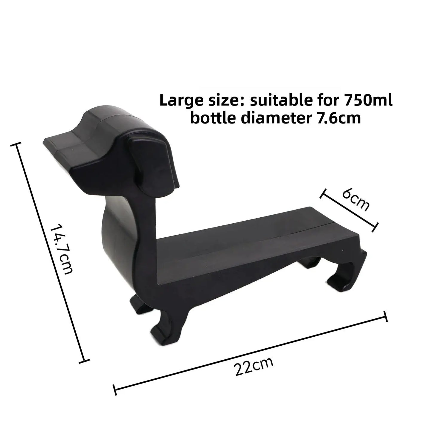Adorable Dachshund Wine Bottle Holder - Perfect Decorative Piece for Wine Lovers from PriceLows™