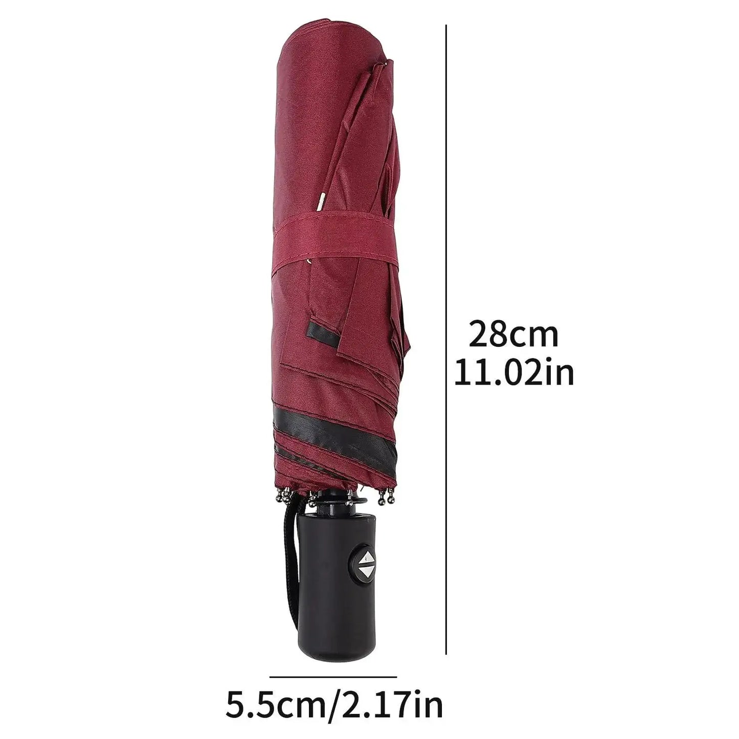 Semi Automatic Umbrella | UV Protection | Windproof Foldable | Solid Color