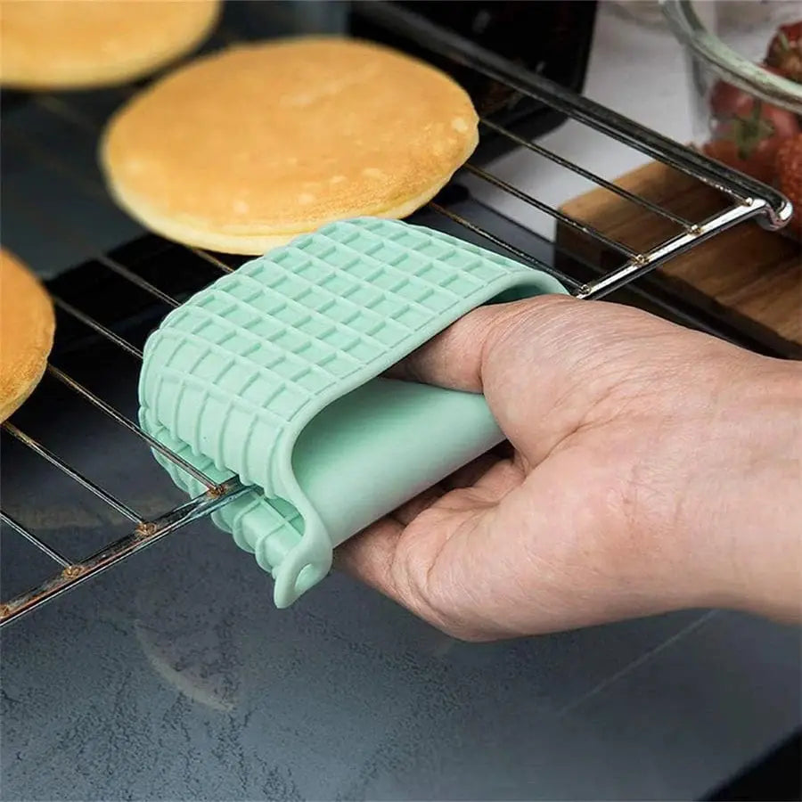 Oven Mitts | Heat Resistant Silicone | Non Slip Grip | Single Pack