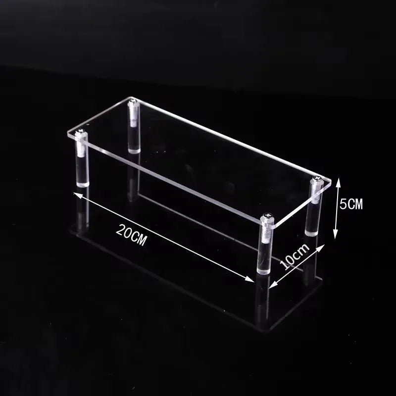1-5 Tier Acrylic Display Stand Clear Display Riser Rack for Cupcake Perfume Doll Décor Organizer Amiibo Funko POP Figures DC05 from PriceLows™