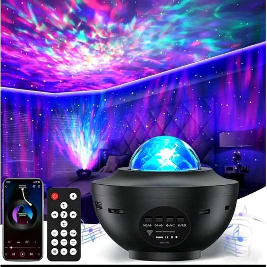 LED Night Light | Bluetooth Music Player | Starry Sky Projector | USB Powered