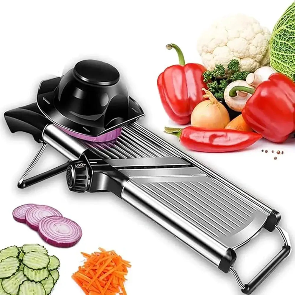Vegetable Slicer | Stainless Steel | Multi Function | Compact Design