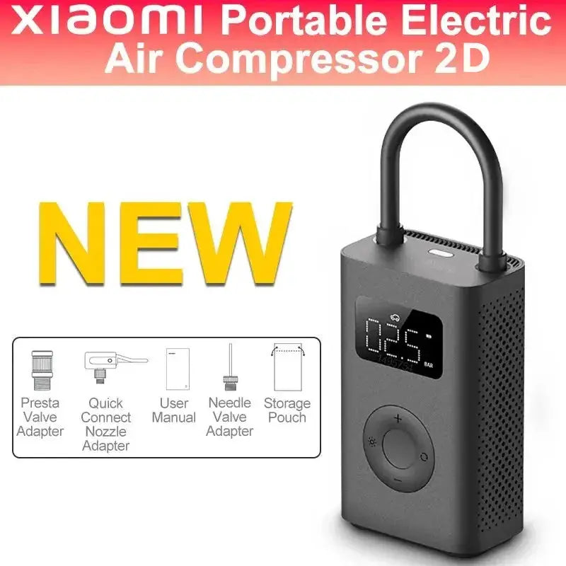 Air Pump | 2000mAh Battery | Portable Cordless | For Bicycle Car Ball