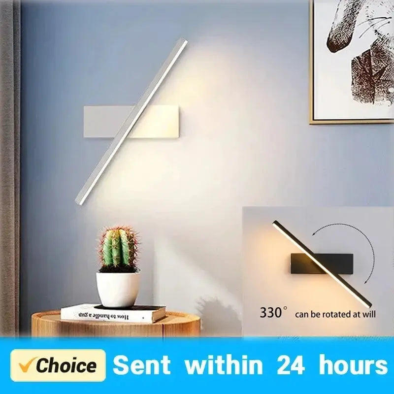LED Wall Light | Rotatable | Aluminum Body | Black, White from PriceLows™