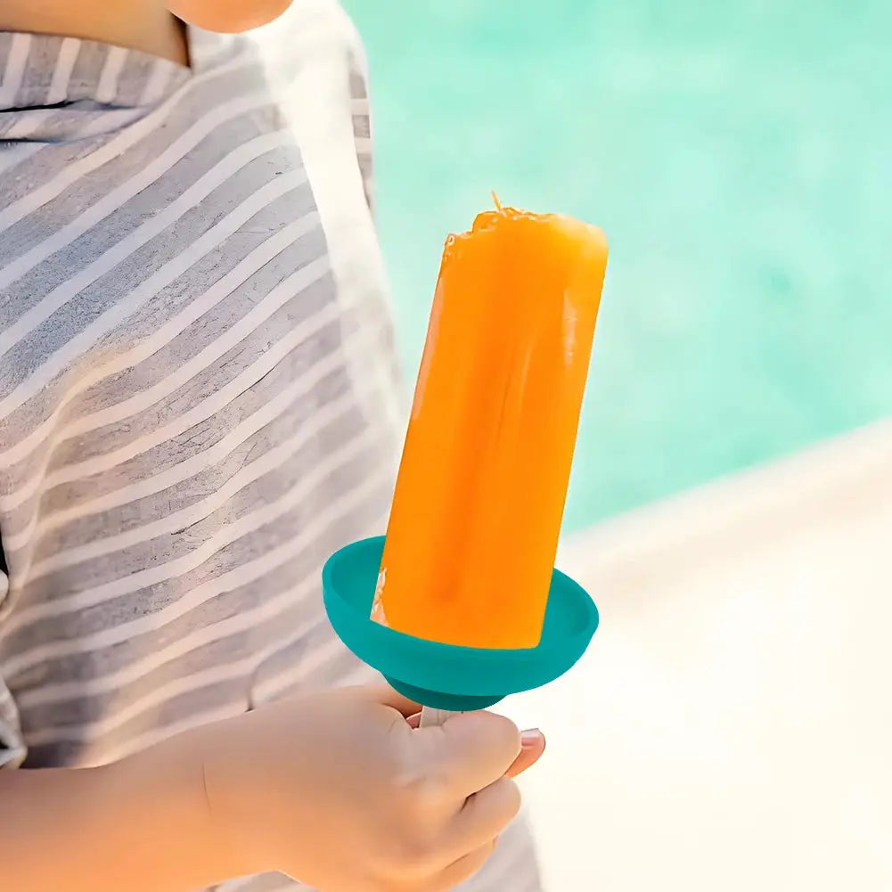 Drip Free Popsicle Holder Silicone Anti-Drip Ice Cream Bracket Reusable Mess-Free Frozen Treats Holder for Summer Days from PriceLows™