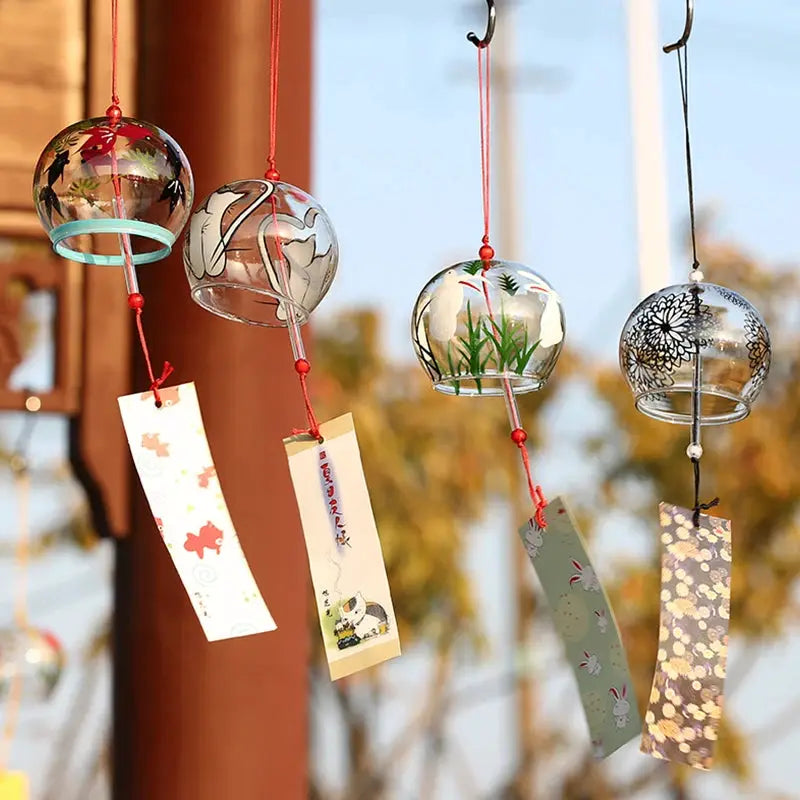 Stained Glass Wind Chimes Small Golden Fish Wind Chimes Can DIY Hand-painted Outdoor Hanging Ornaments Birthday Gift Crafts from PriceLows™