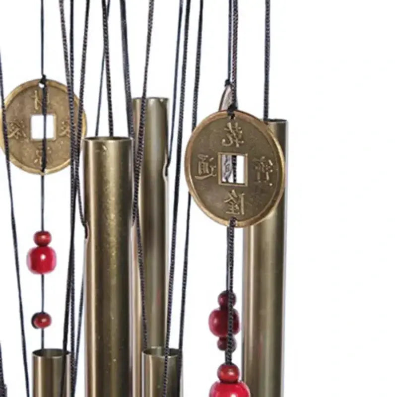 Large Wind Chime Tubes Bells Metal Church Bell Outdoor Garden Home Garden Decor Hanging Wind Chime Symbol Of Good Luck from PriceLows™