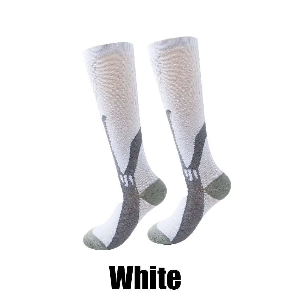 Compression Socks | Crew Height | Unisex Athletic | Graduated Support