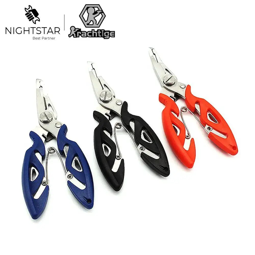 Stainless Steel Fishing Pliers 3 Colors Scissors Line Cutter Remove Hook Fishing Tackle Tool /Random Color from PriceLows™