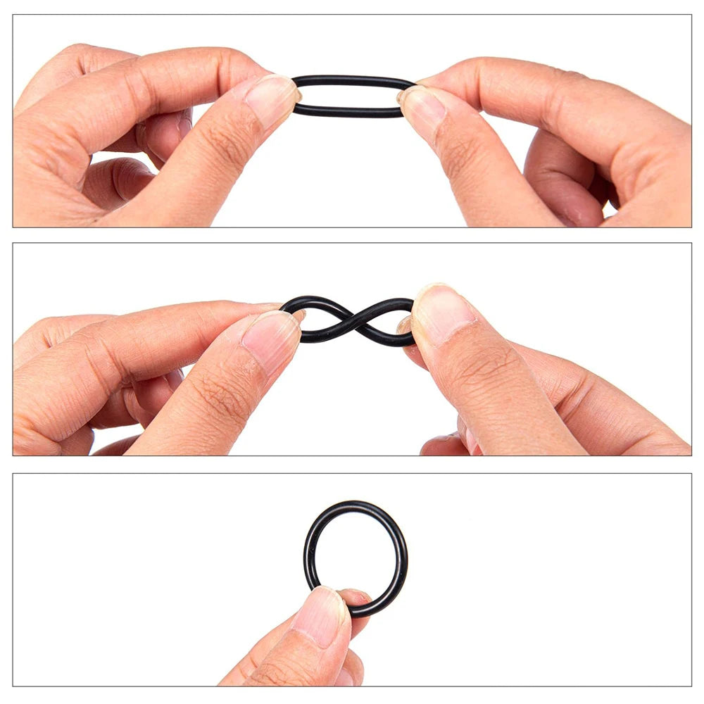 419/225PCS Set Universal O-Ring Assortment 32 Size Nitrile Rubber Ring Seal O Ring Gasket for Plumbing Automotive Faucet Repair from PriceLows™