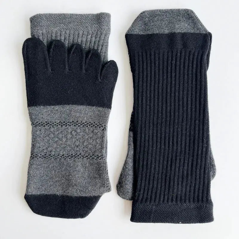 Compression Toe Socks | Cotton Blend | Crew Fit | Five Finger Design