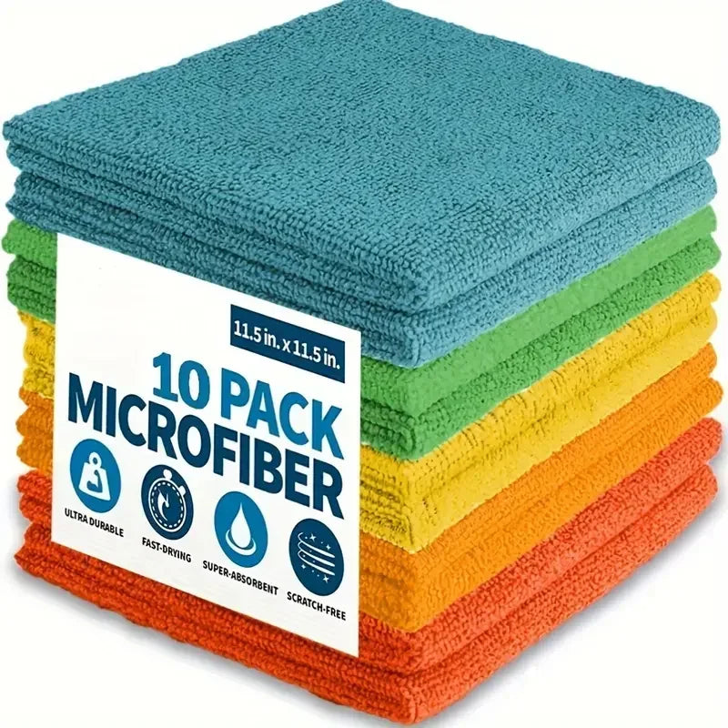 Microfiber Cleaning Cloth | Thickened And Super Absorbent | Car Wash | 25x25cm