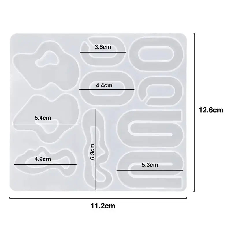 Geometric Silicone Mold | Epoxy Resin Casting | Jewelry Making Tool