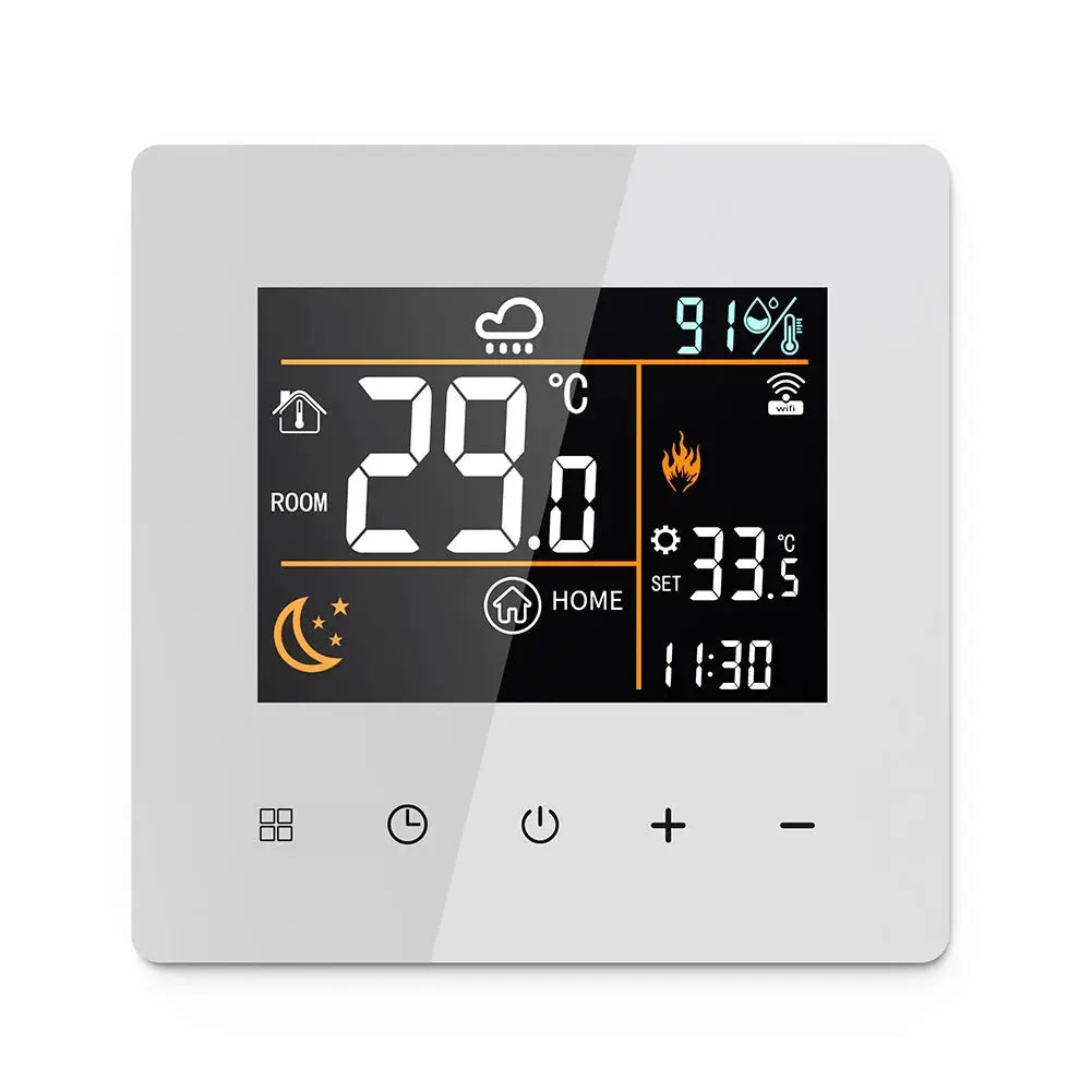 For Tuya Smart WiFi Thermostat And Hygrometer Digital Temperature Controller Temperature Humidity Infrared Controller from PriceLows™