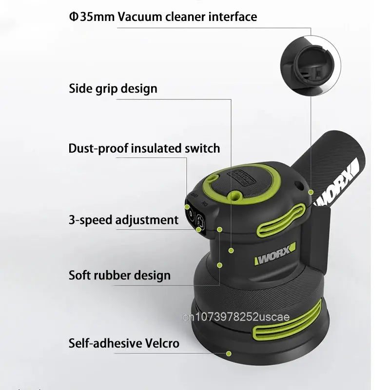 Worx WU657 20v Brushless Motor Handheld sandpaper machine polishing machine（Non battery and charger） from PriceLows™