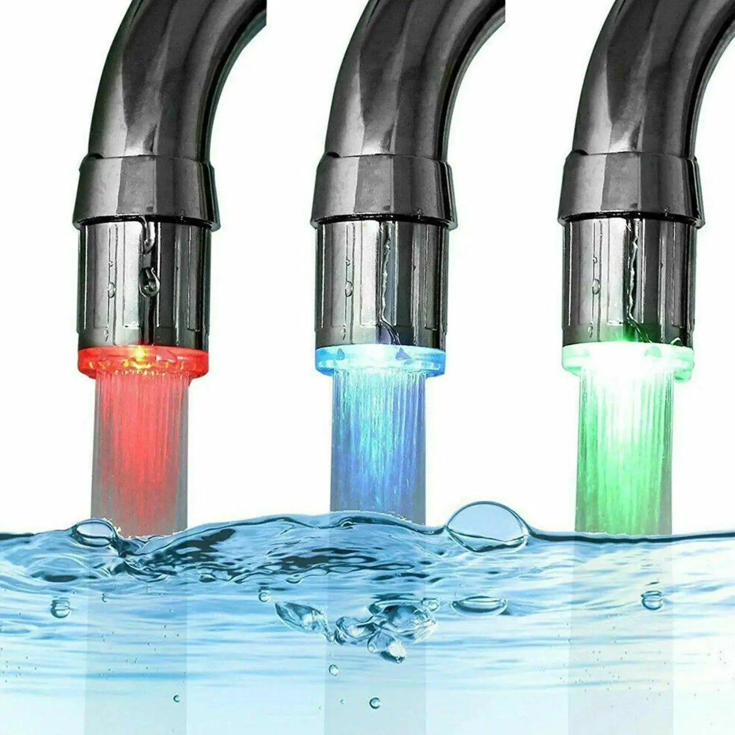 LED Faucet Water Saving Kitchen Bathroom Sensor 7 Color Change Faucet Head Aerator Tap Nozzle Shower from PriceLows™