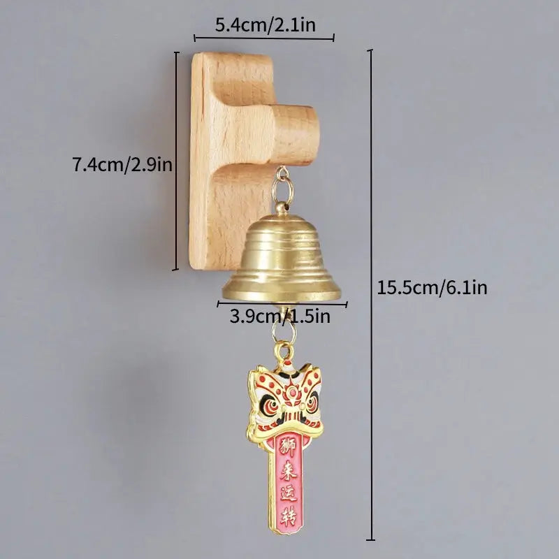 Wooden Door Bell Japanese Wind Chime Door Chime Room Decor Home Front Doorbell Landscape Bell Shopkeeper Remind Bell 풍경 from PriceLows™