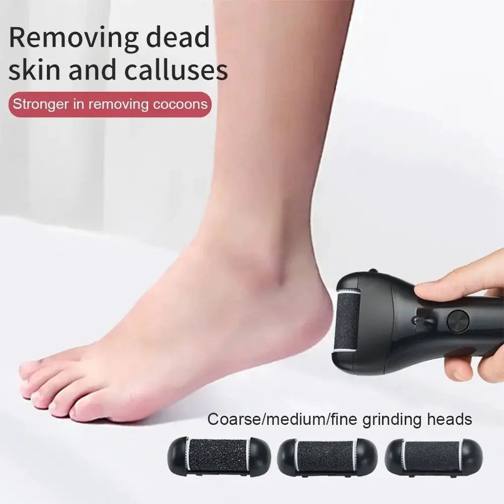 Portable Electric Foot Heel Care Tool Pedicure tool Pedicure Feet Heels Skin Remover Cuticle File Set USB Pedicure For Men Women from PriceLows™