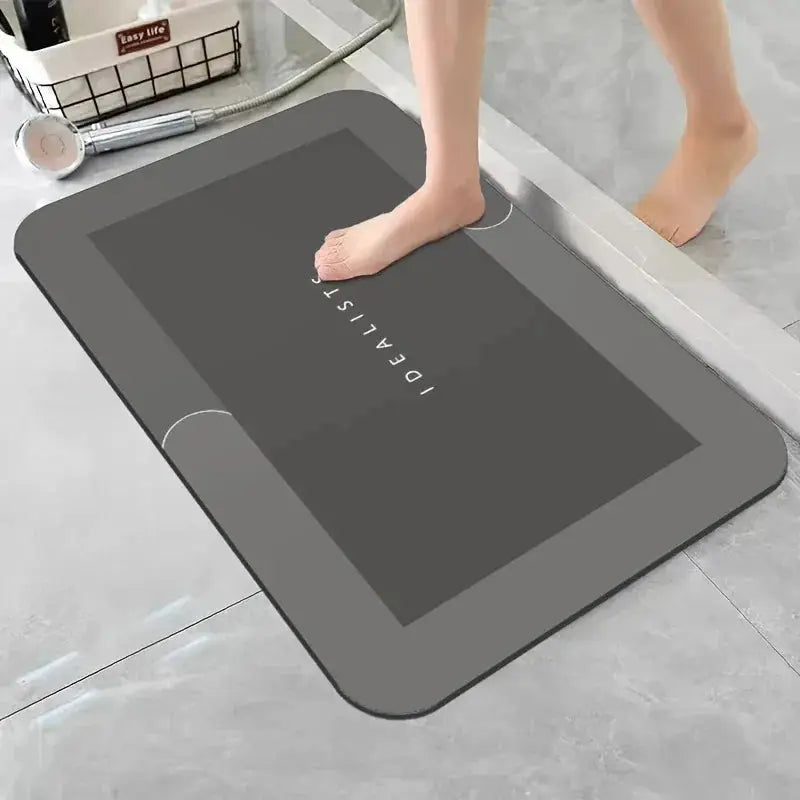 Diatomaceous Earth Bath Mat Super Absorbent Non Slip Fast Drying Soft Floor Mat for Bathroom Shower Laundry Bedroom Kitchen RV from PriceLows™