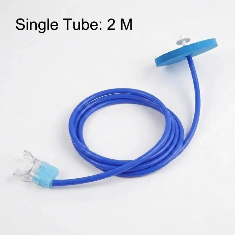 Full Dry Long Snorkel Tube 1m 2m 3m Silicone Mouthpiece Floating Valve Anti Water Entry for Adults Swim Training from PriceLows™