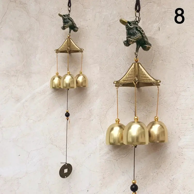 Antique Wind Chime Copper Yard Garden Outdoor Living Decoration Metal Wind Chime from PriceLows™