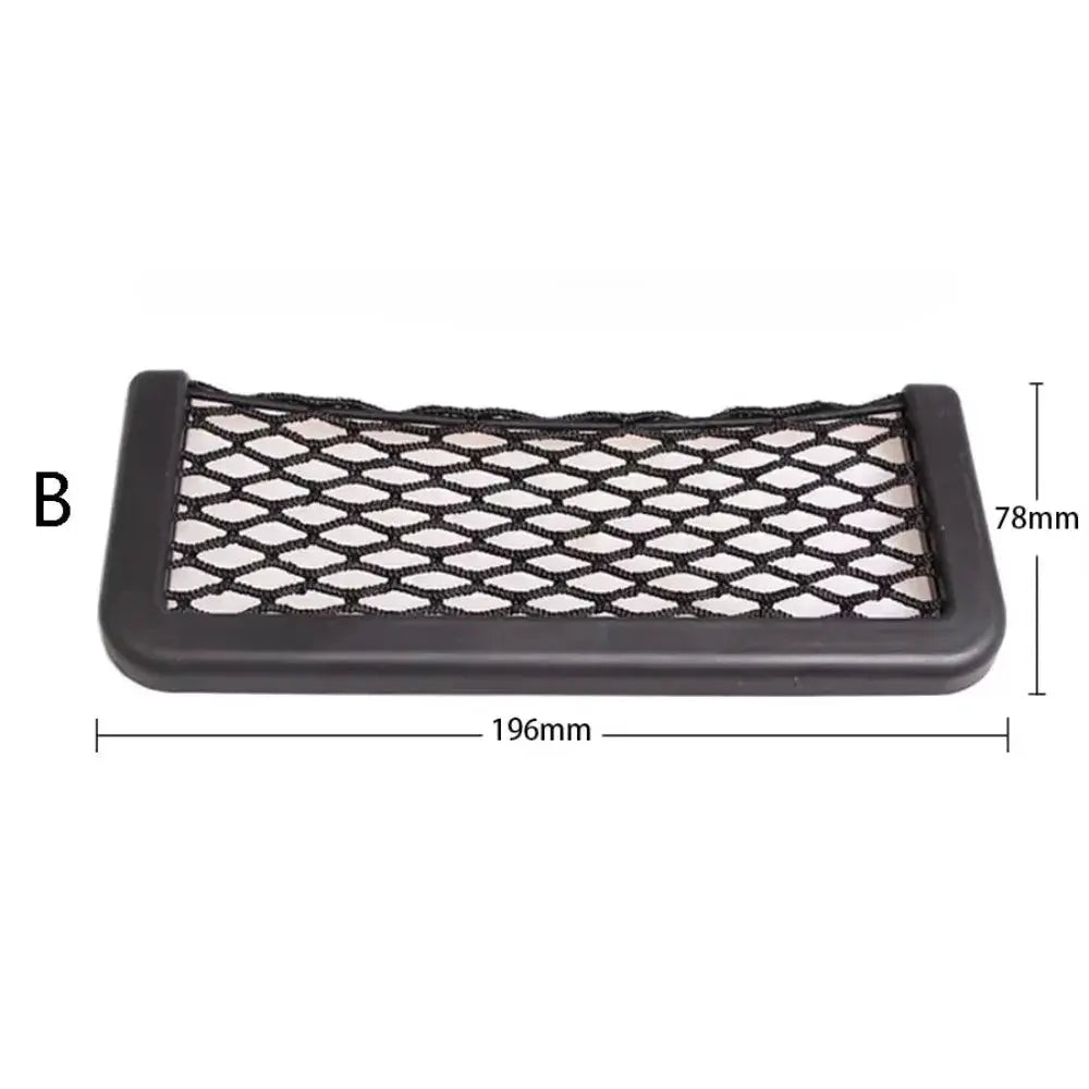 Car Organizer Mesh Storage Bag Net Pocket Mobile Phone Holder Auto Accessories Multi Function Car Storage Net Pocket from PriceLows™
