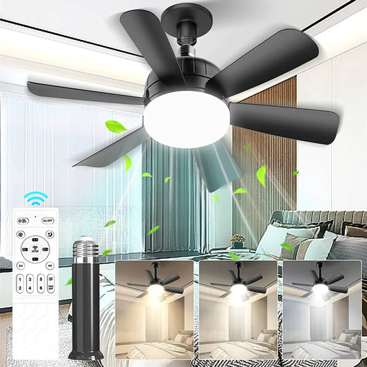 LED Ceiling Fan Light | E26 Socket | Remote Control | Three Color Temperatures