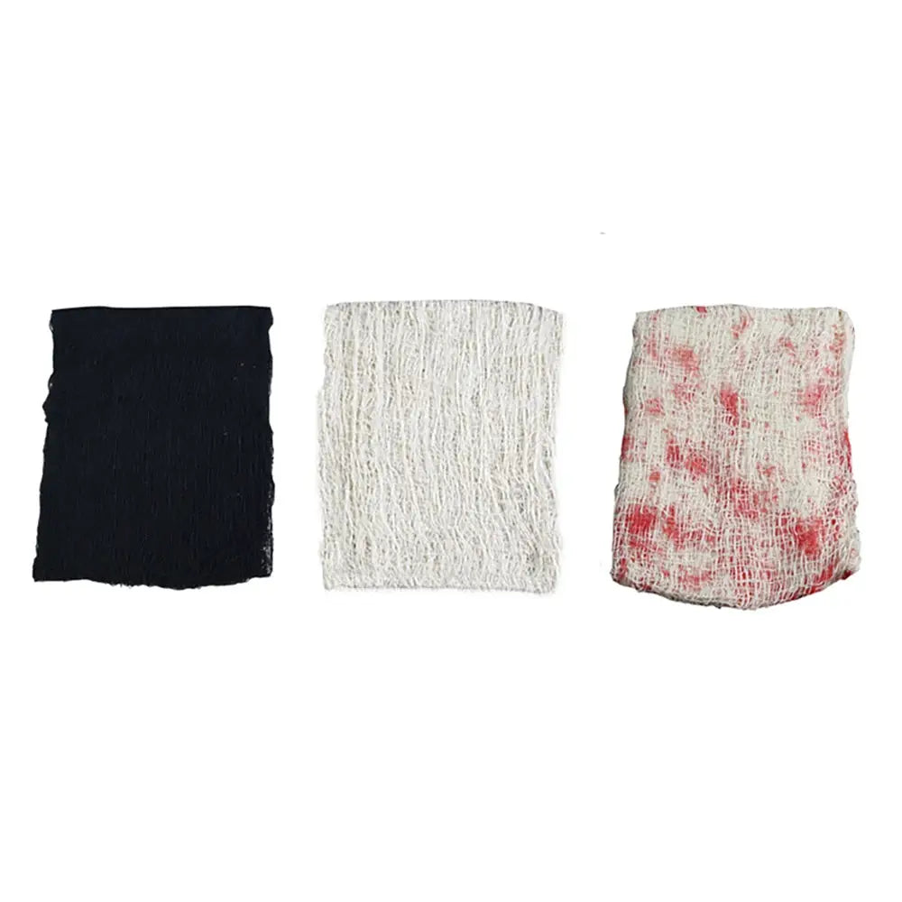 Bloody Gauze Door Curtain | Halloween Cloth Prop | Horror Party Decor