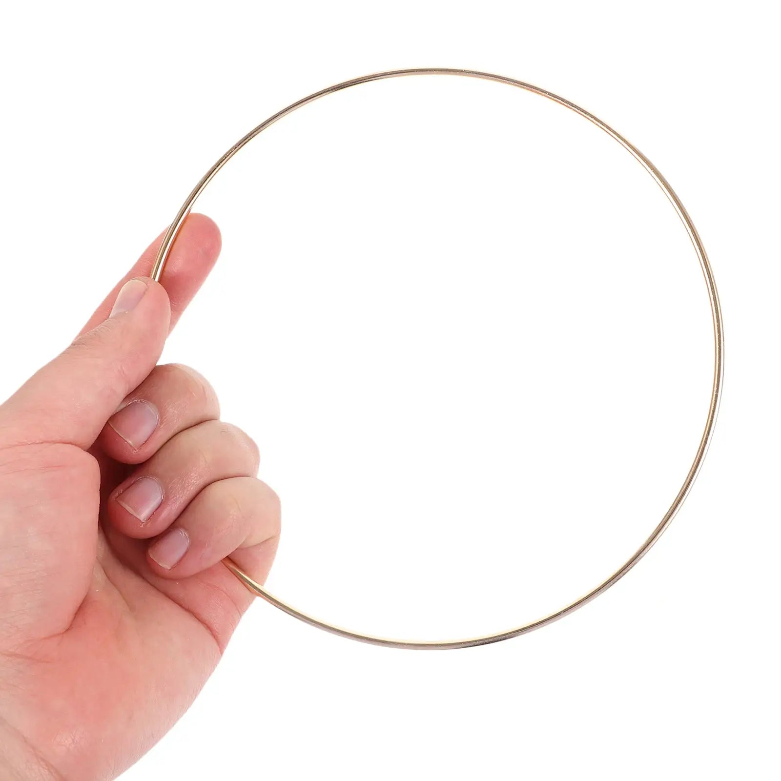 10Pcs 10/15cm Metal Ring Dreamcatcher Hoop Rings DIY Wedding Wind Chime Hanging Decorations Circles Round Handmade Dreamcatcher from PriceLows™
