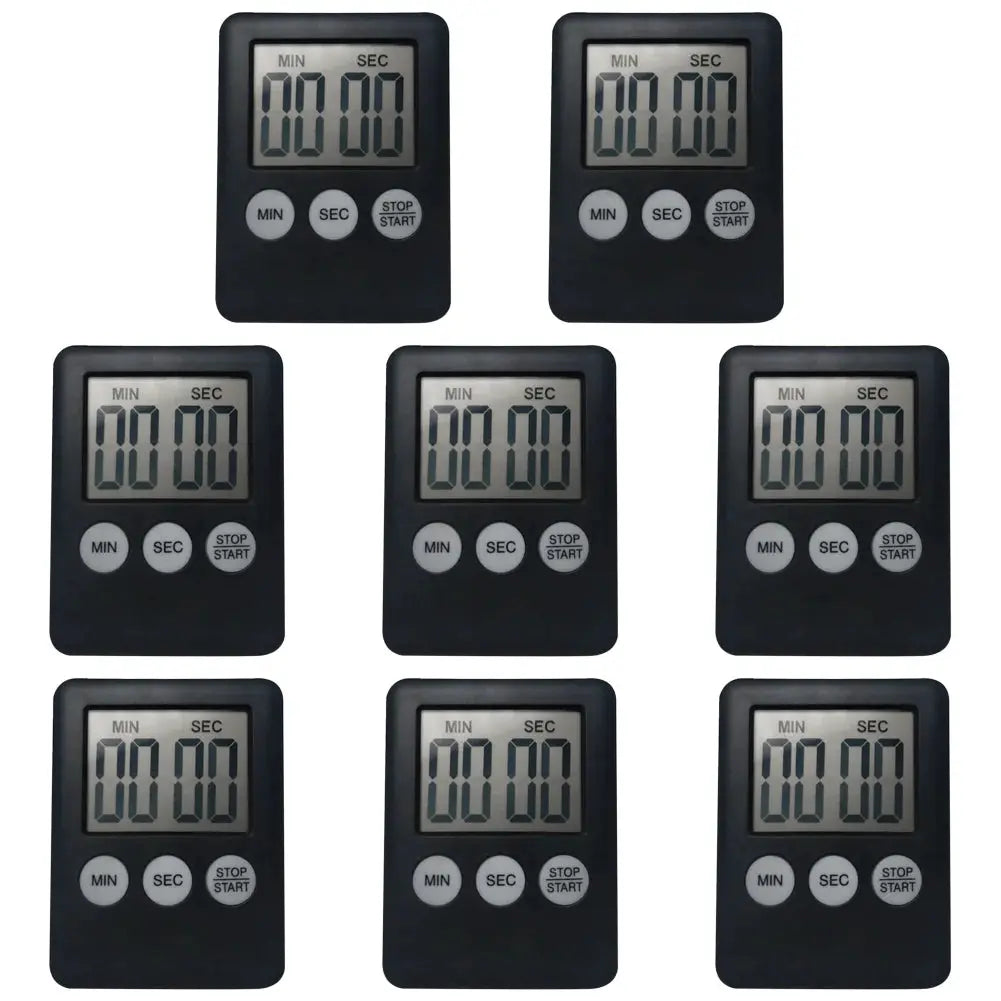 10-1PC Mini Electronic Timer Stopwatch LCD Display for Sports Exercise Baking Cooking Digital Timer Multi-Function Kitchen Timer from PriceLows™