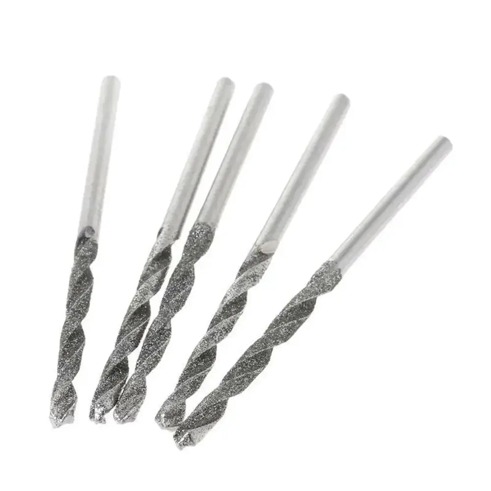 10Pcs Diamond Coated HSS Tipped Solid Bits Drill Twist Drills Bit Hole Saw / 0.8mm 1mm 1.2mm 1.5mm 1.8mm 2mm 2.5mm 3mm 3.5mm 4mm from PriceLows™