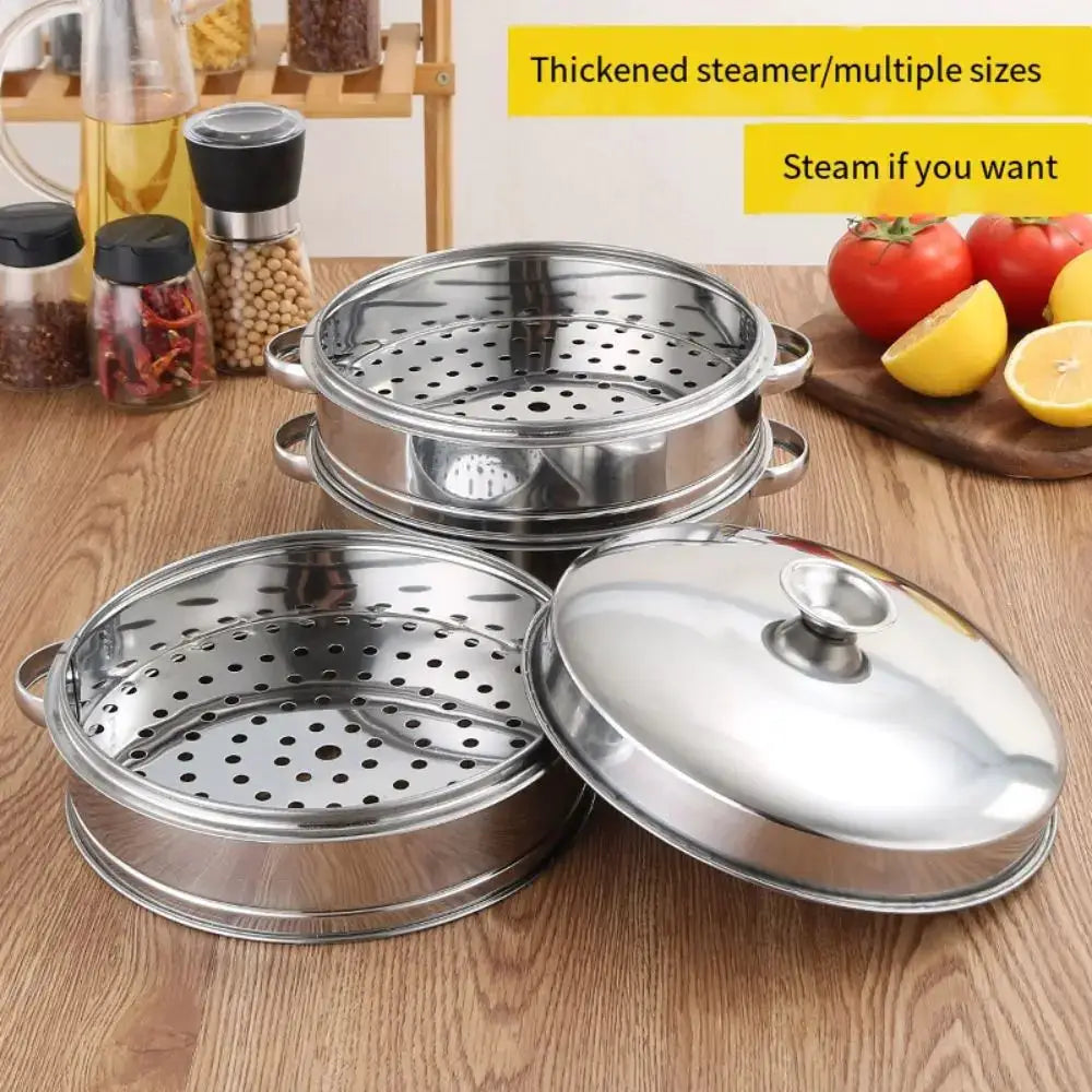 Stainless Steel Steamer Rack | Stackable | 16/18/20/22 cm | 5.5 or 6.5 cm