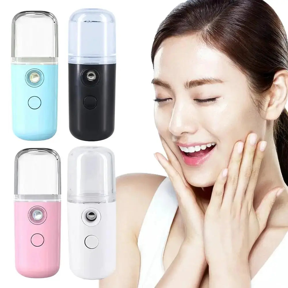 Usb Mist Facial Sprayer | Rechargeable Nebulizer | Face Steamer, Four Colors