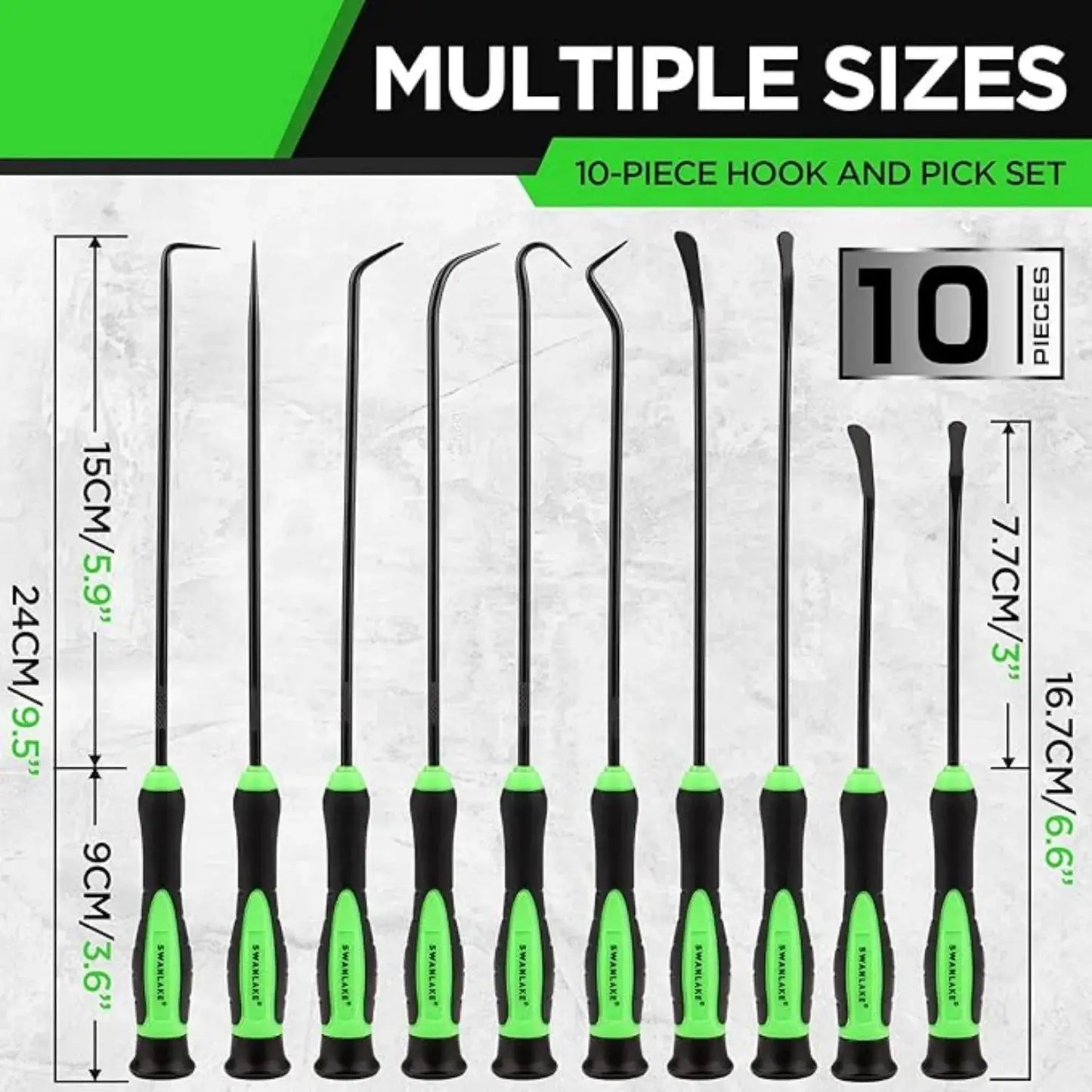 SWANLAKE Hook and Pick Tool, Pick Tool Set for Car Auto Oil Seal/O-Ring Seal Gasket Pick Hooks Puller Remover from PriceLows™