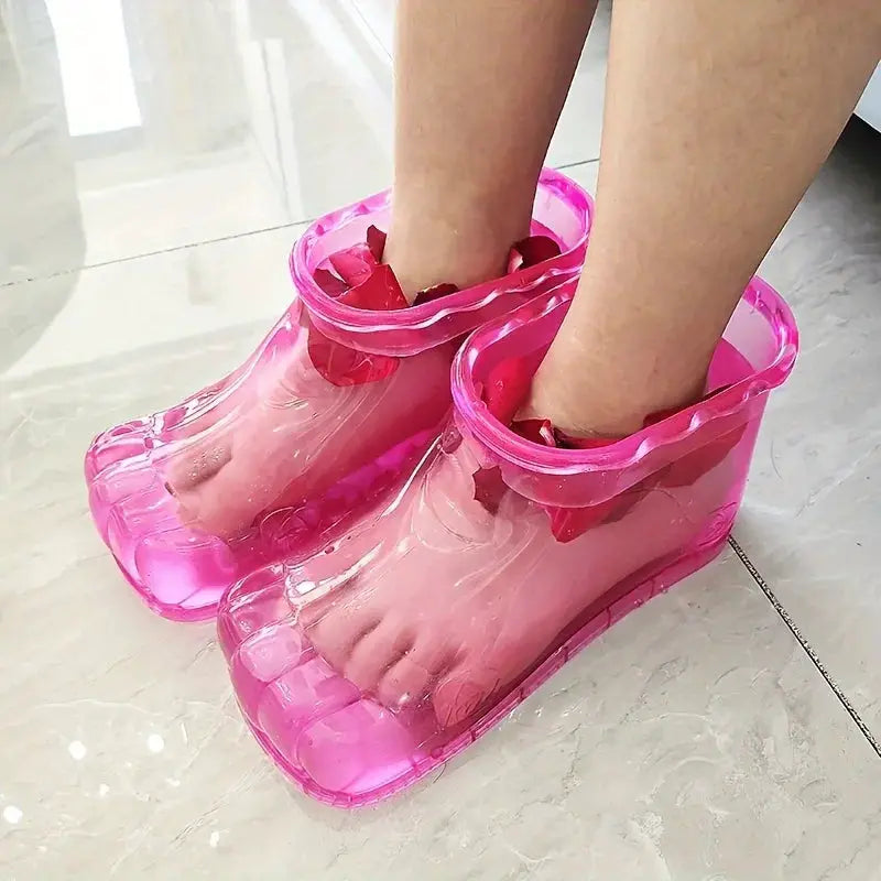 Portable Foot Spa Bath | Foldable Plastic Basin | Compact Water Saving Design