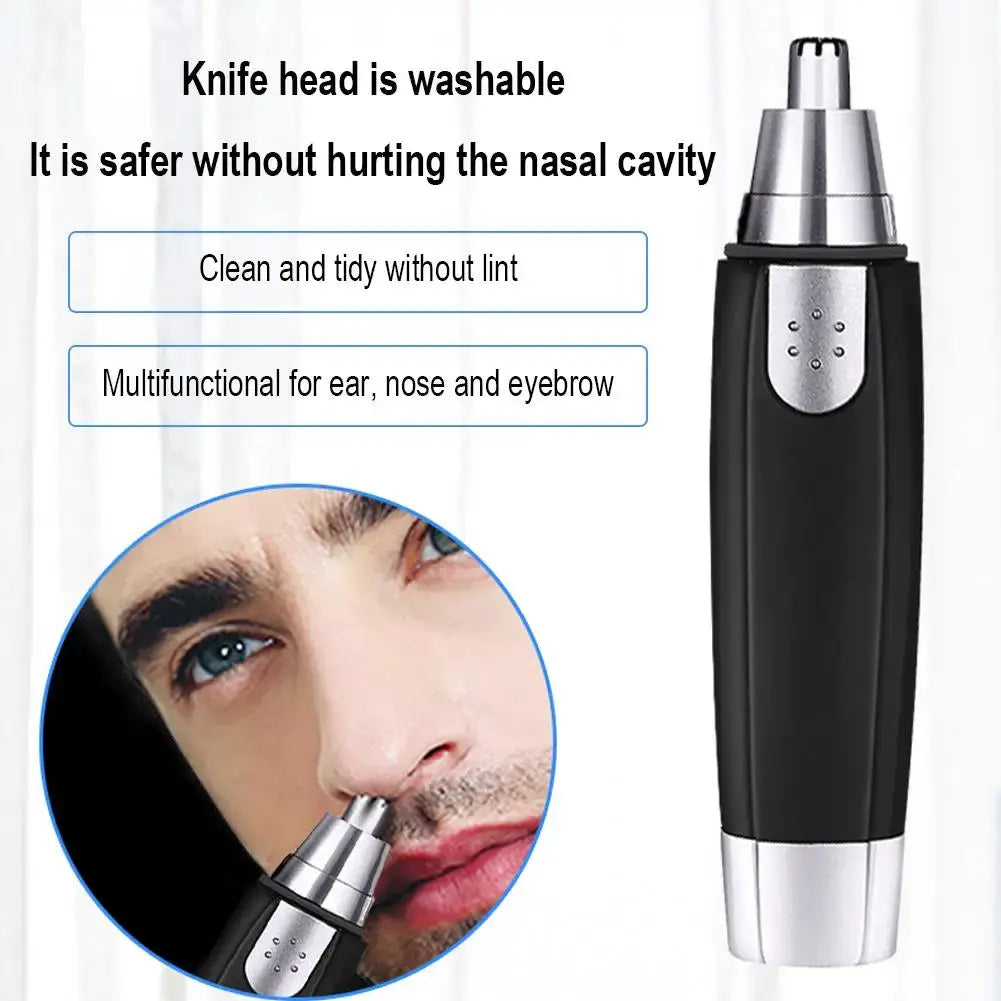 Painless Electric Nose Ear Hair Trimmer Portable Washable Blade Eyebrow Face Hair Remover Lightweight Home Personal Care Tool from PriceLows™