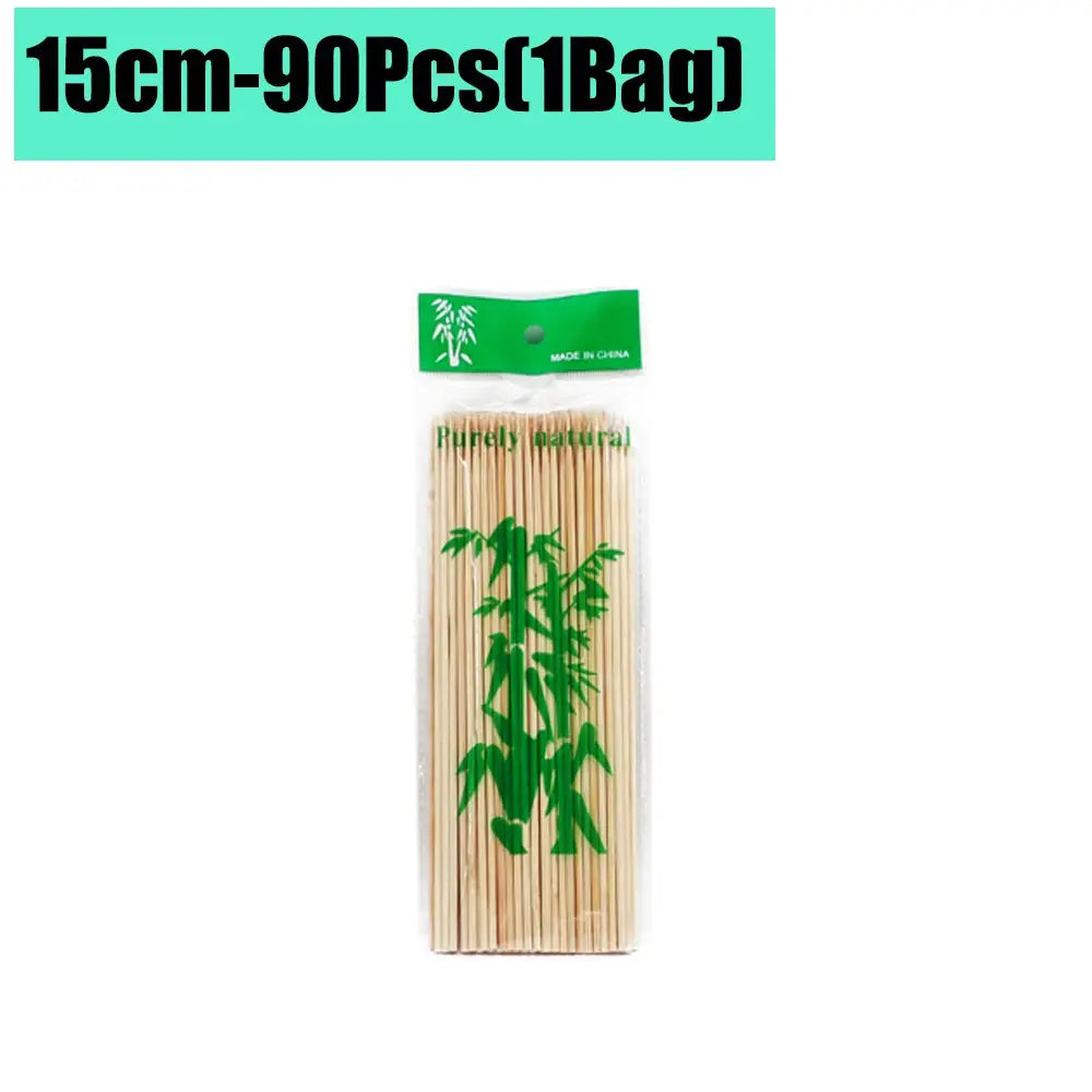 Bamboo Skewers | Natural Color | 15/20/25/30cm | 80-90 Pcs Pack