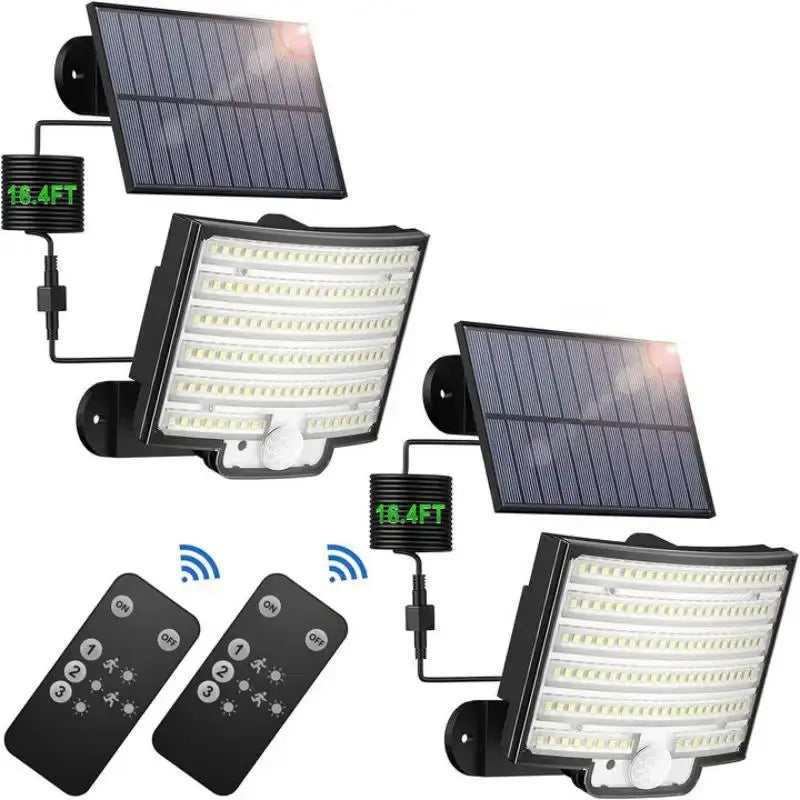 Solar Outdoor Lights - LED Motion Sensor Light with Remote Waterproof Security Flood Light for Patio Garage Porch Yard from PriceLows™