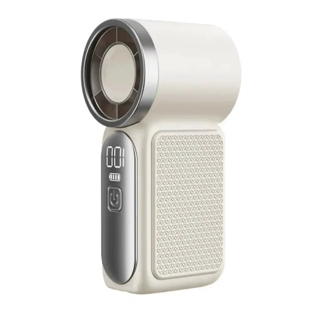 Mini Handheld Fan | 3000mAh Battery | Type-C Charging | Digital LED Speed
