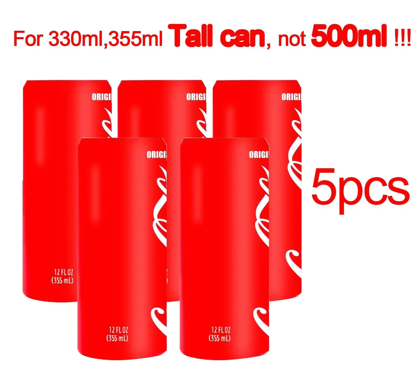 Silicone Beer Can Cover protector Hide Your Beverage Can Beer Can Sleeve hide a beer for golf basketball park beach 330 to 500ml from PriceLows™