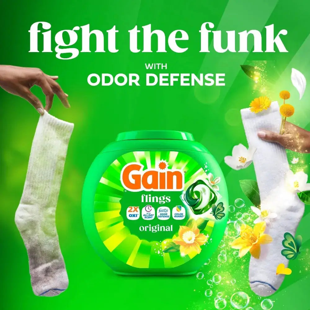 Laundry Detergent Pacs | 4 In 1 Formula | Oxi Boost Odor Removal | Fresh Scent